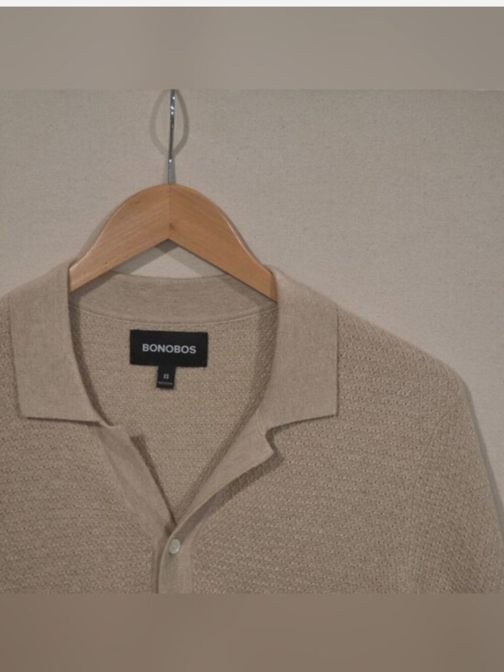 Bonobos Hudson Long Sleeve Sweater Polo XS